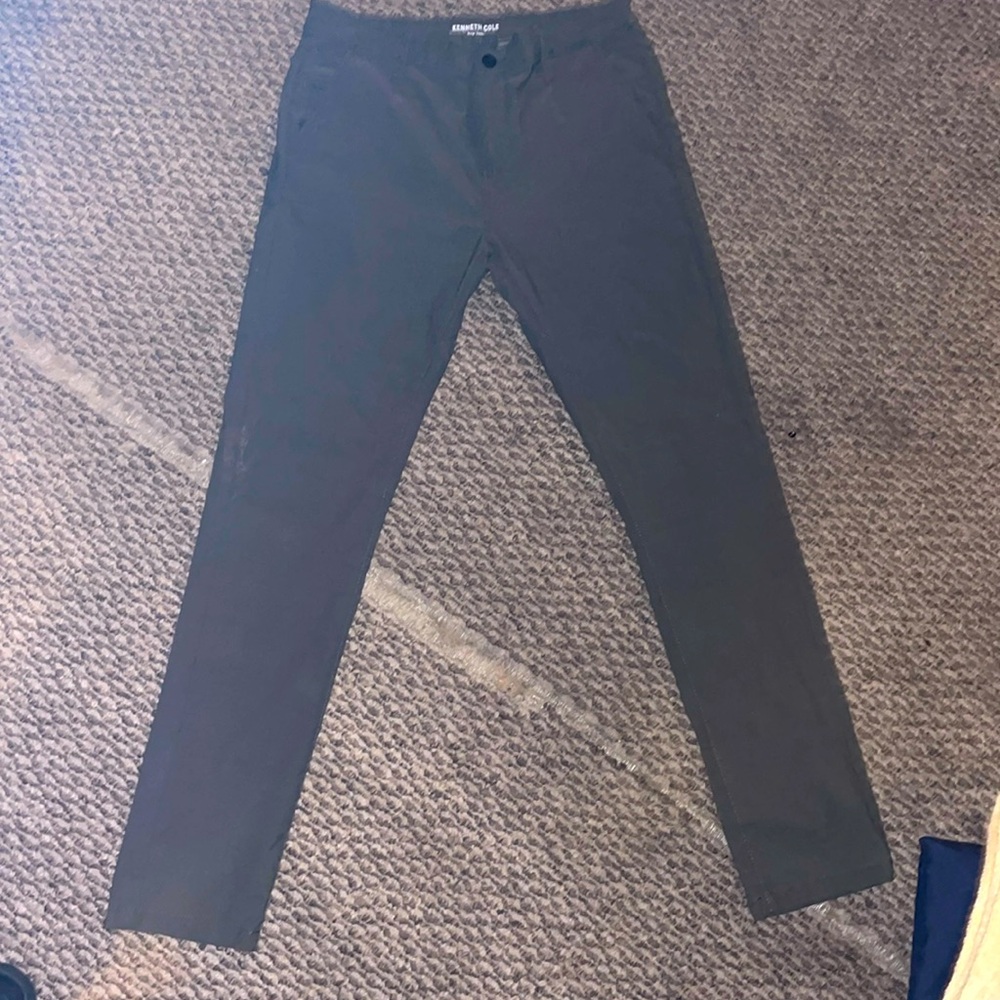 Kenneth Cole New York- color: dark green, straight leg, size 32x32